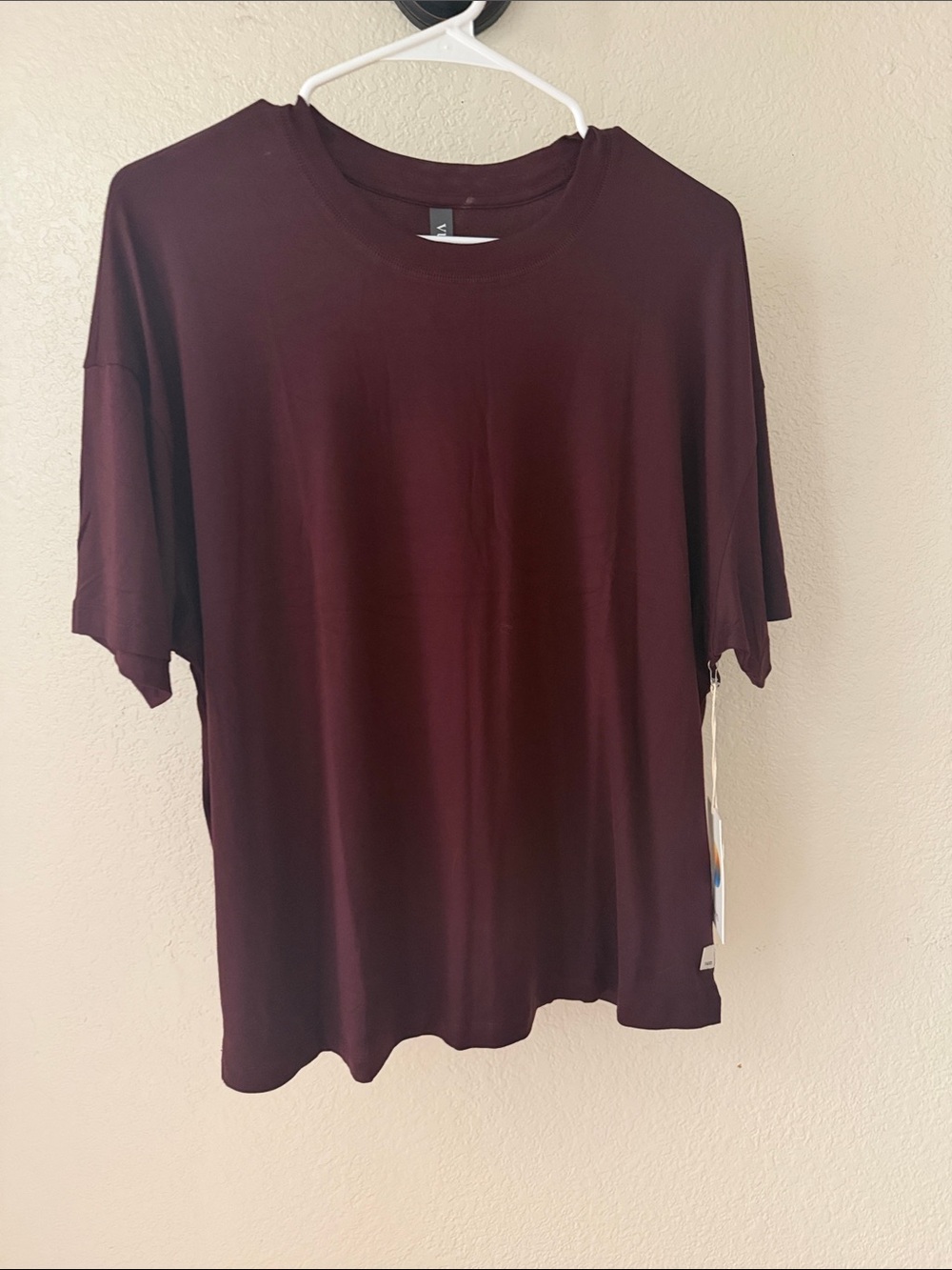 Vuori long energy t in plum color